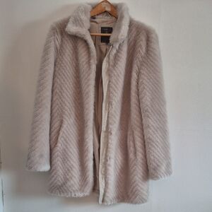 Guess Cream Teddy Jacket